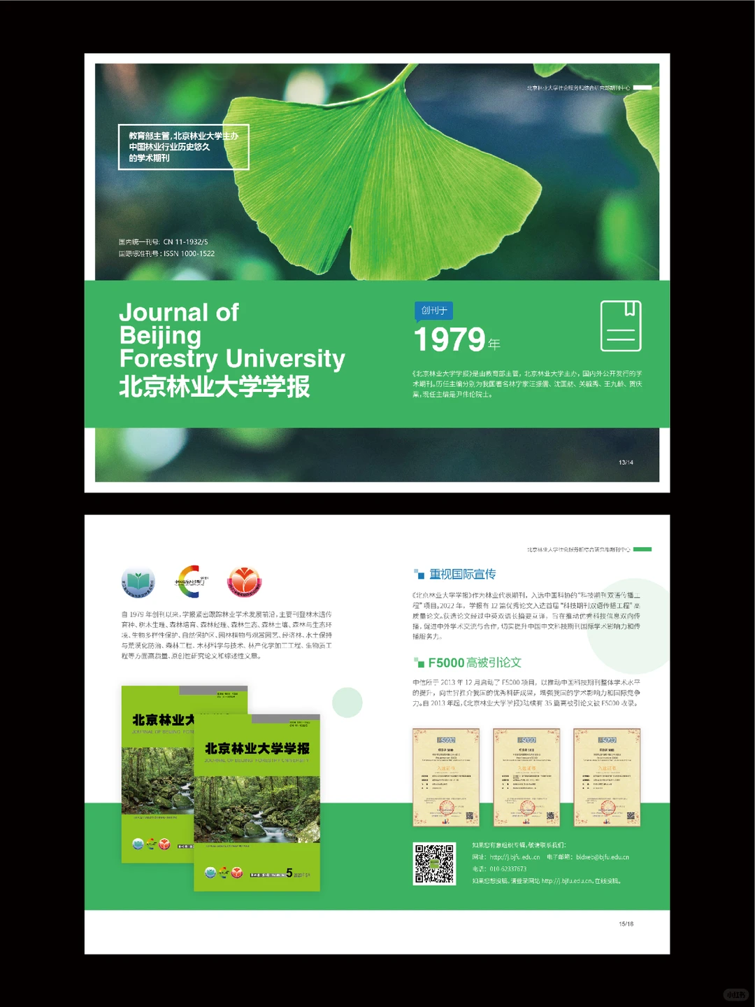 一抹蓝绿? 探秘北林大期刊? 蓝绿风暴