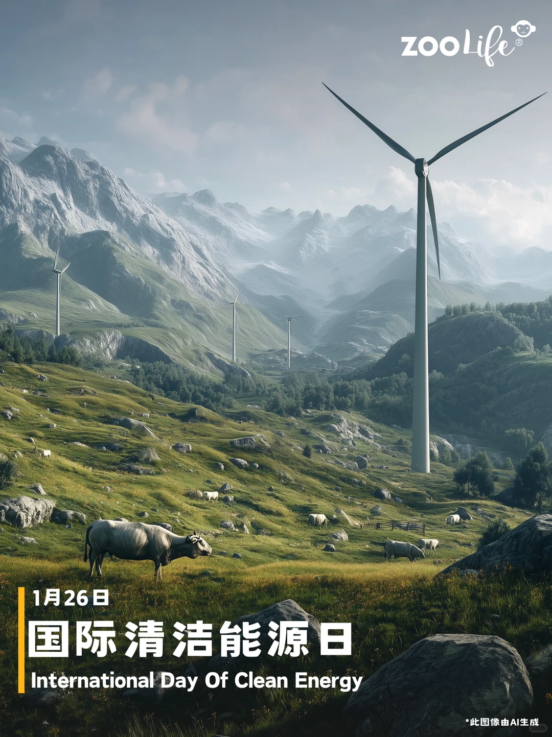 ☀️国际清洁能源日｜ZOO的100个自然日?