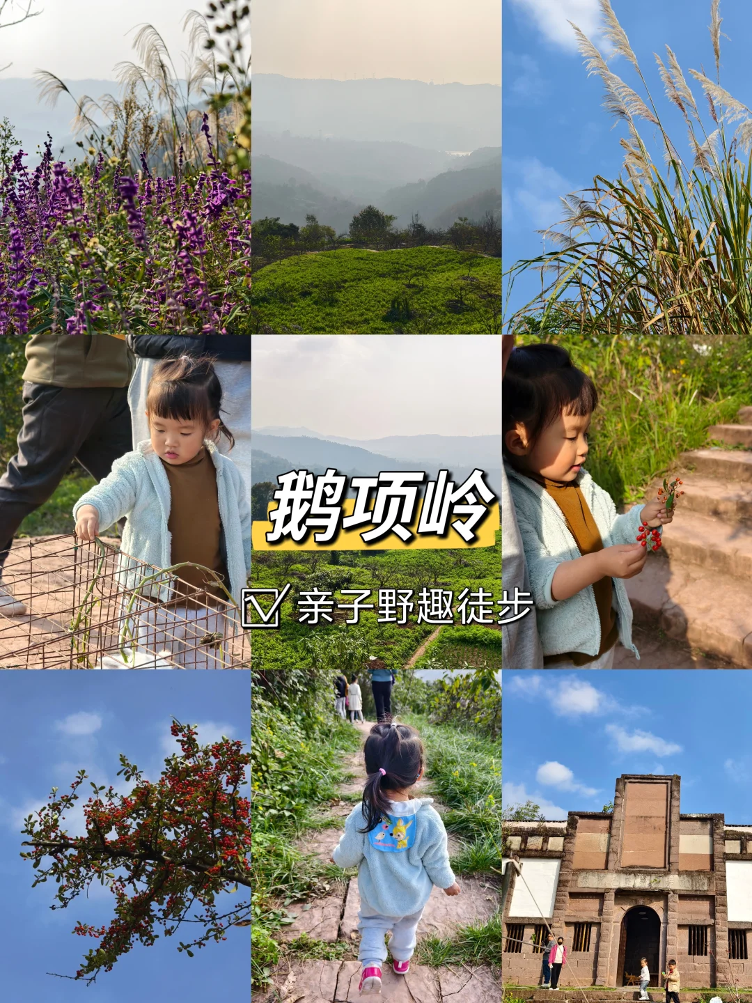 每周一山?成都南门不费腿亲子徒步路线