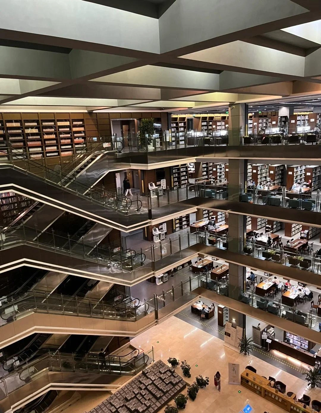 财大图书馆我没法用语言来形容了