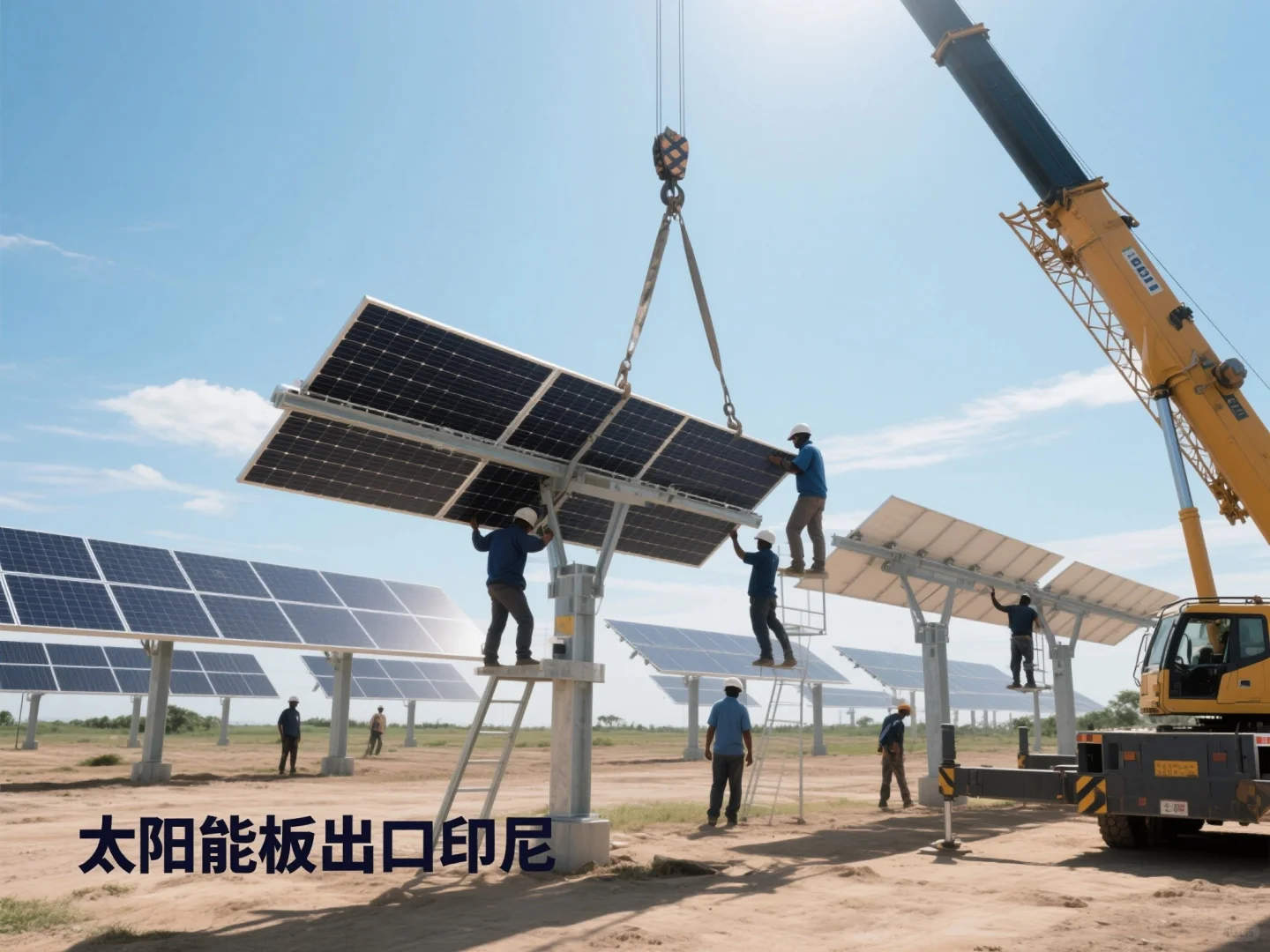 太阳能板出口印尼｜绿色能源的物流护航者