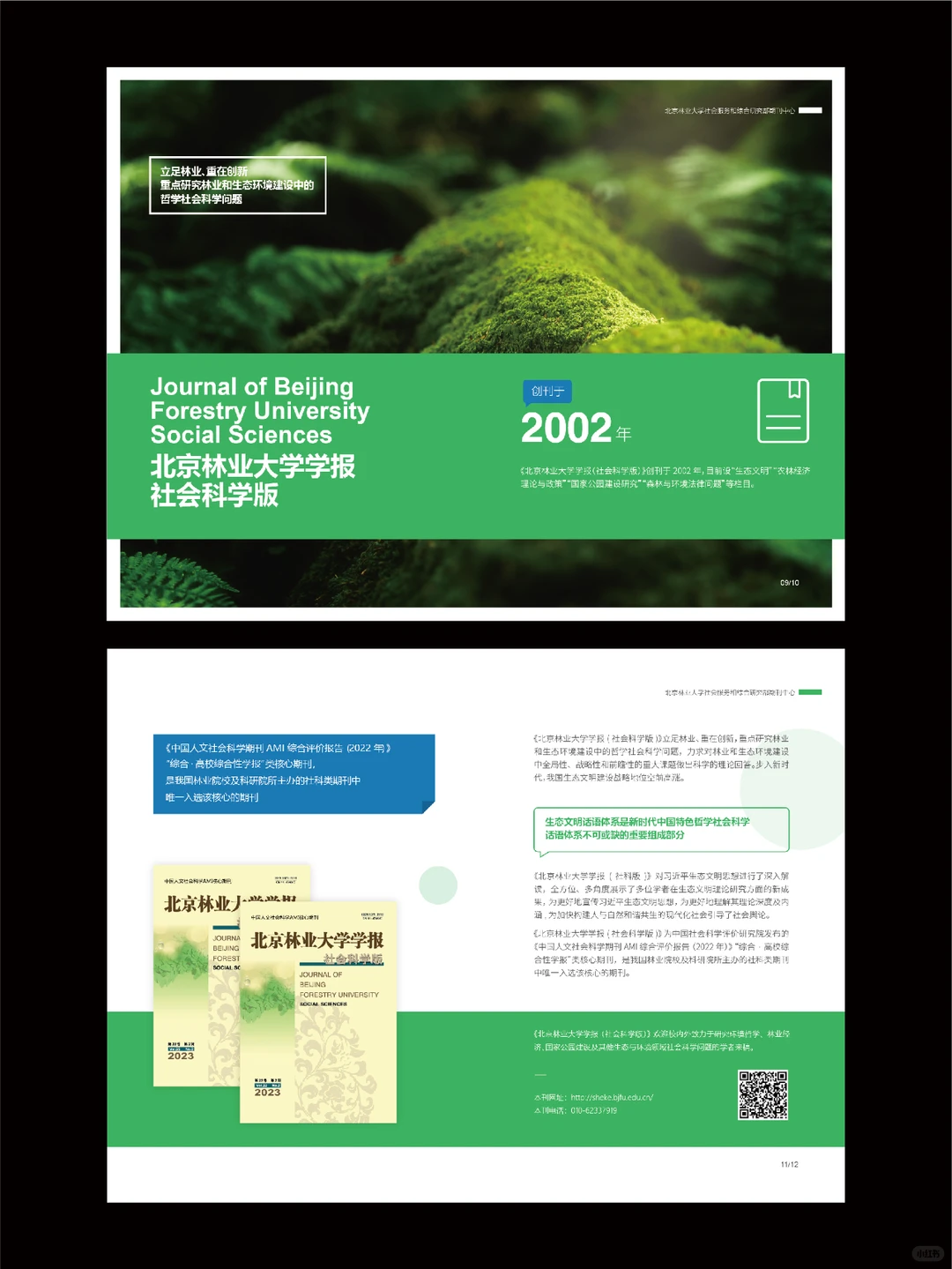 一抹蓝绿? 探秘北林大期刊? 蓝绿风暴