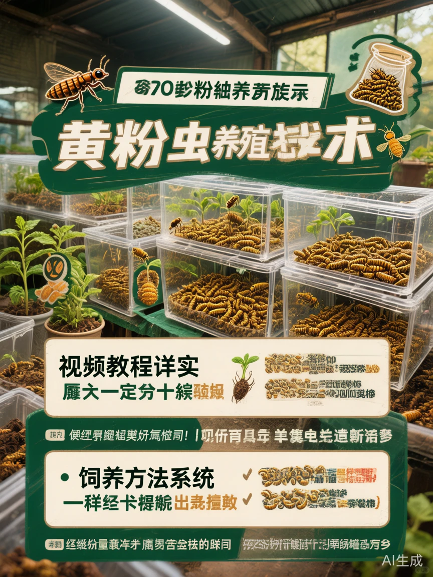 黄粉虫养殖宝藏教程?
