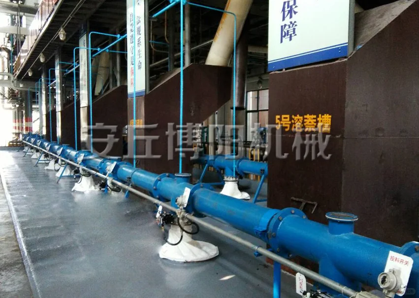 硝酸钠管链式输送机 河北管链输送系统现场