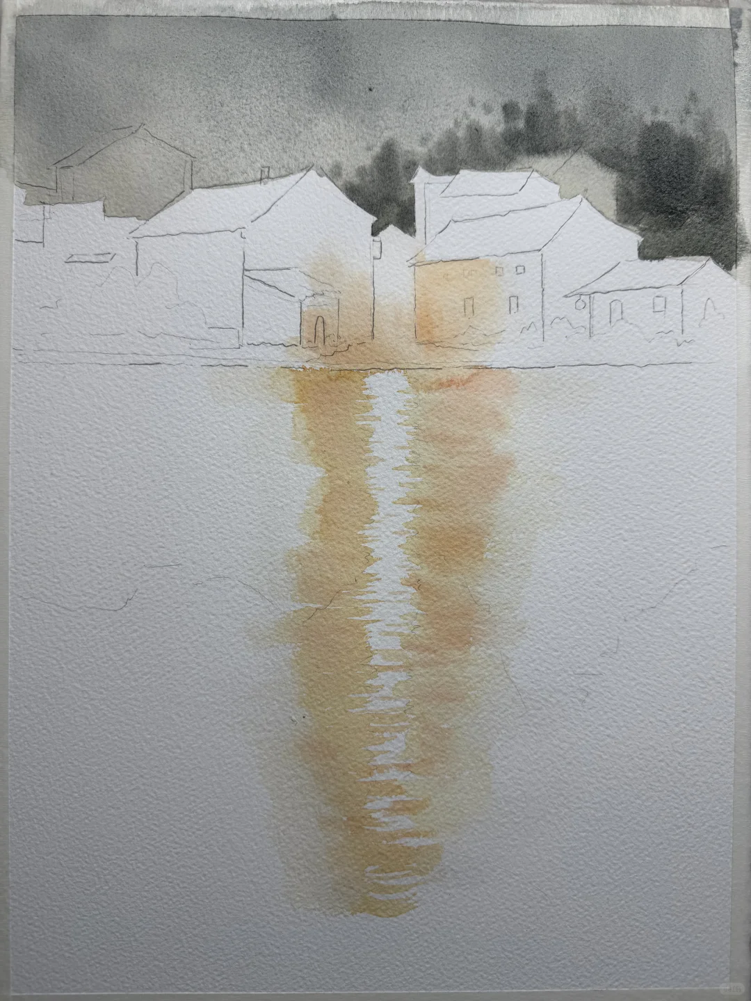 粉丝留言叫我画水,那必须要安排上呀