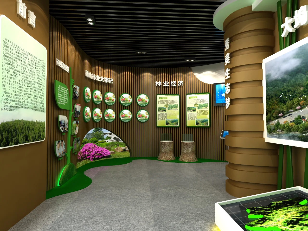 林业展厅设计案例分享 | 林业展厅