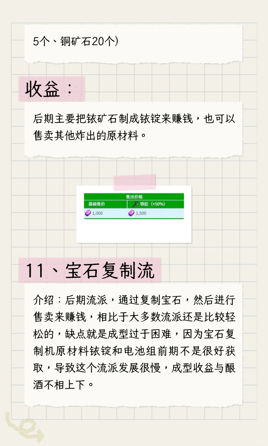 《星露谷物语》所有赚钱流派介绍整合（原版）