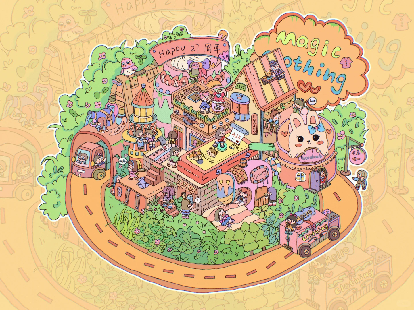 ?制衣工厂系列场景