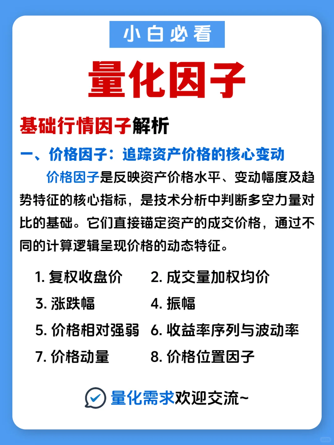 量化基础行情因子解析：价格因子