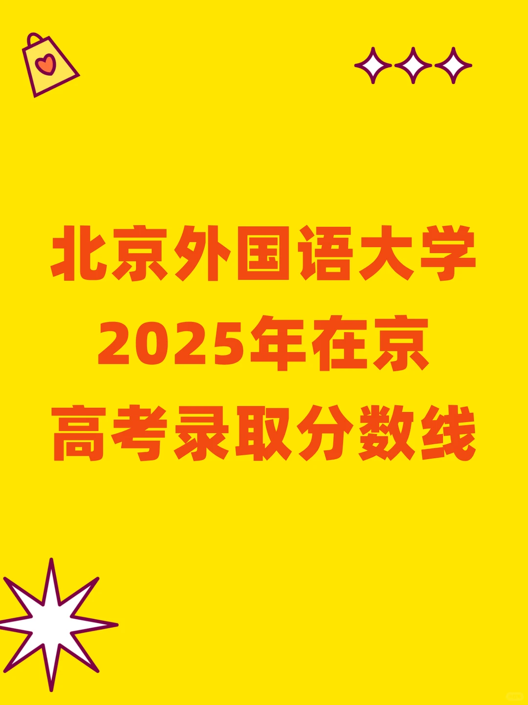 北京外国语大学2025年北京高考录取分数线