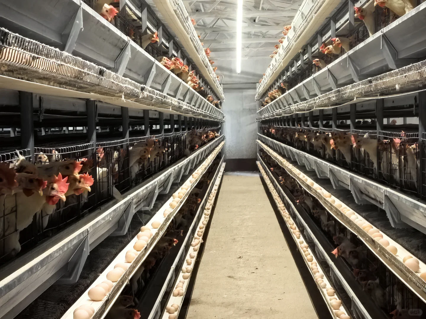 现代化养鸡场 咯咯哒