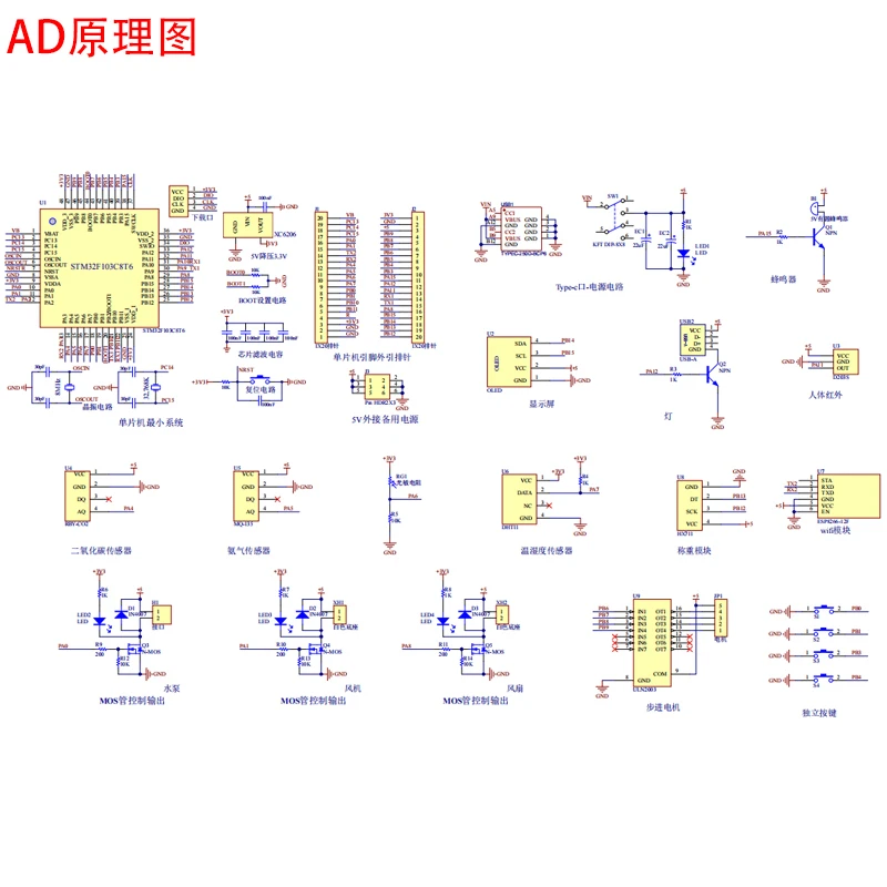 基于STM32单片机智慧养猪家禽养殖系统设计