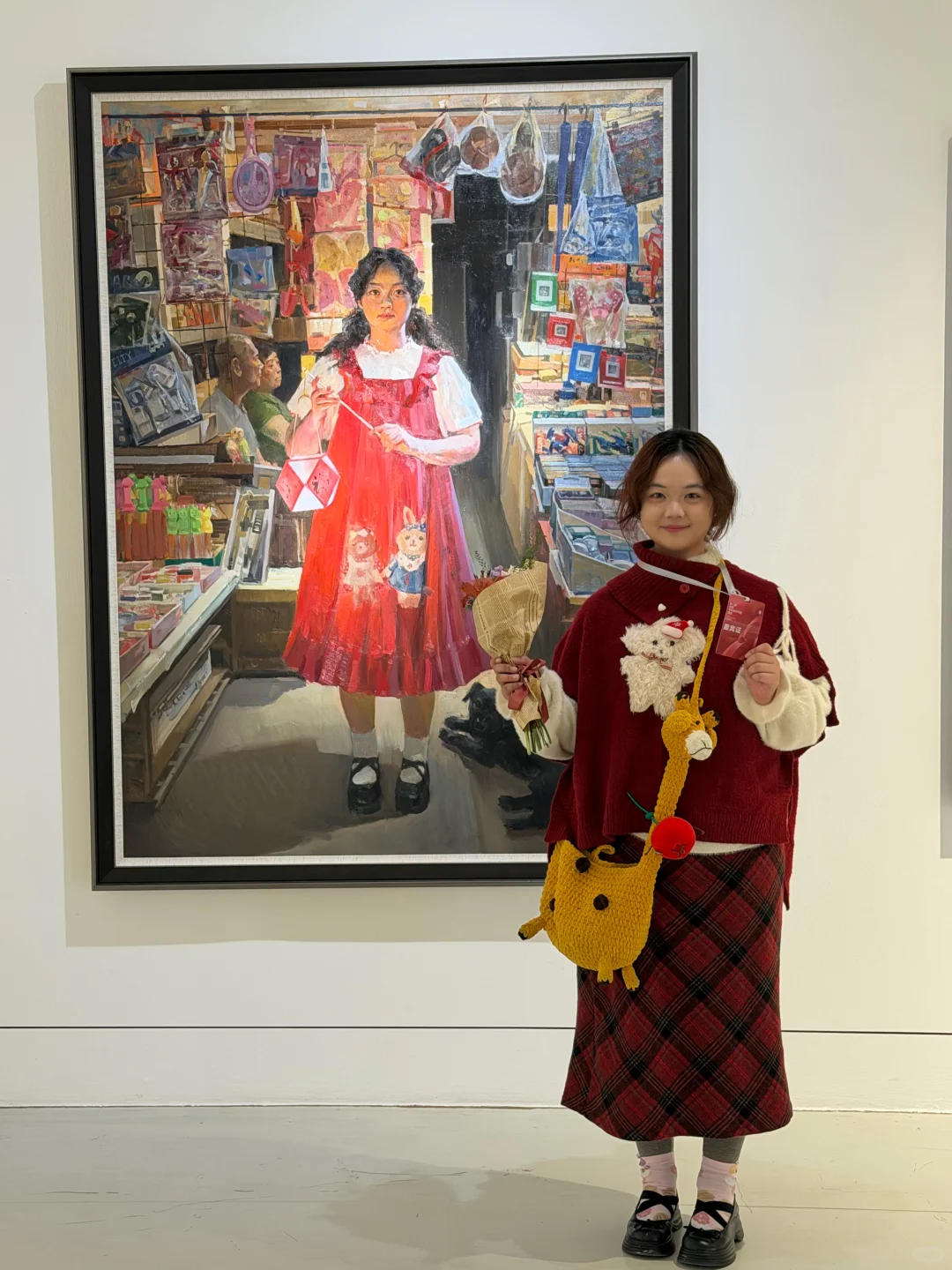 很荣幸我的作品在全国青年美展展出了！?