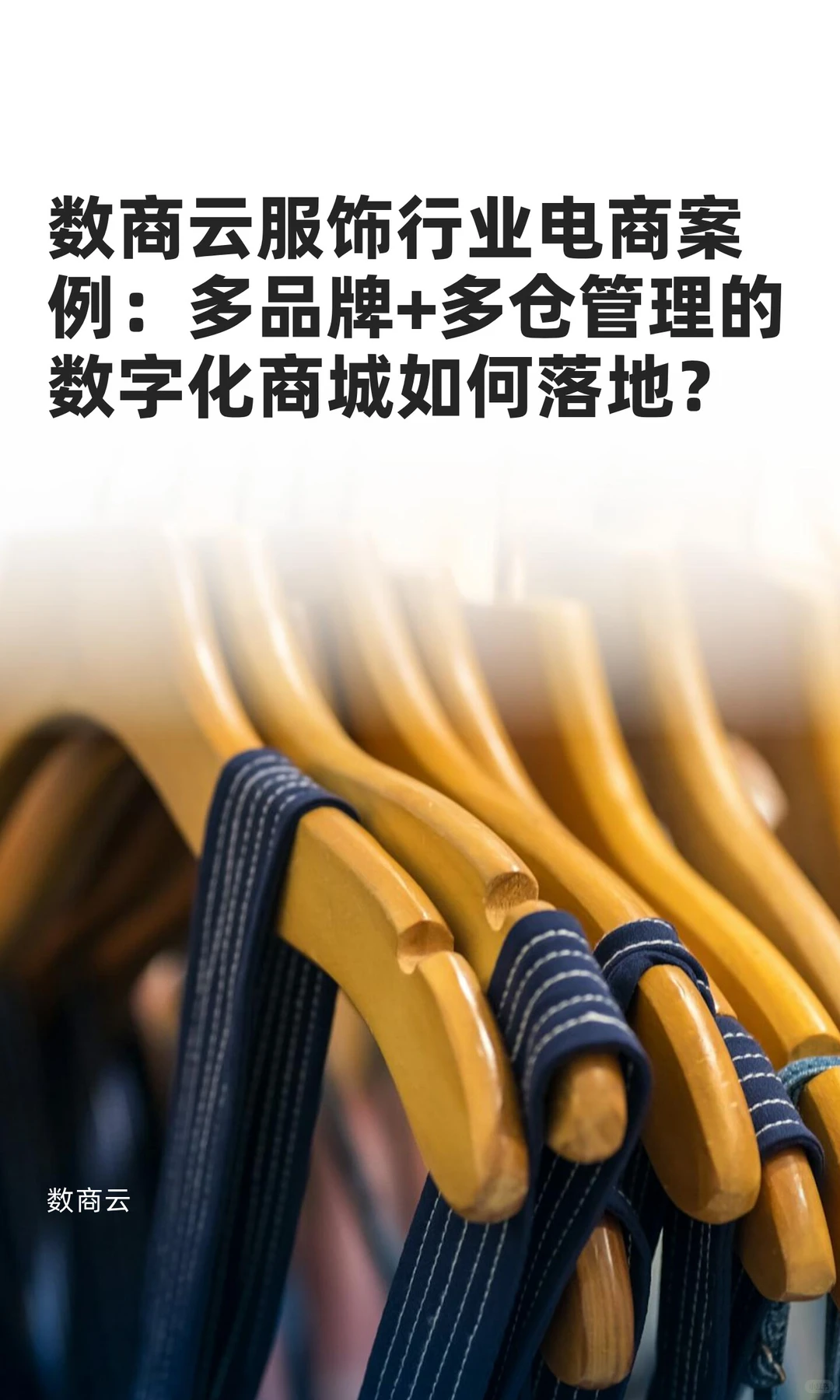 数商云服饰行业电商案例：多品牌+多仓管理