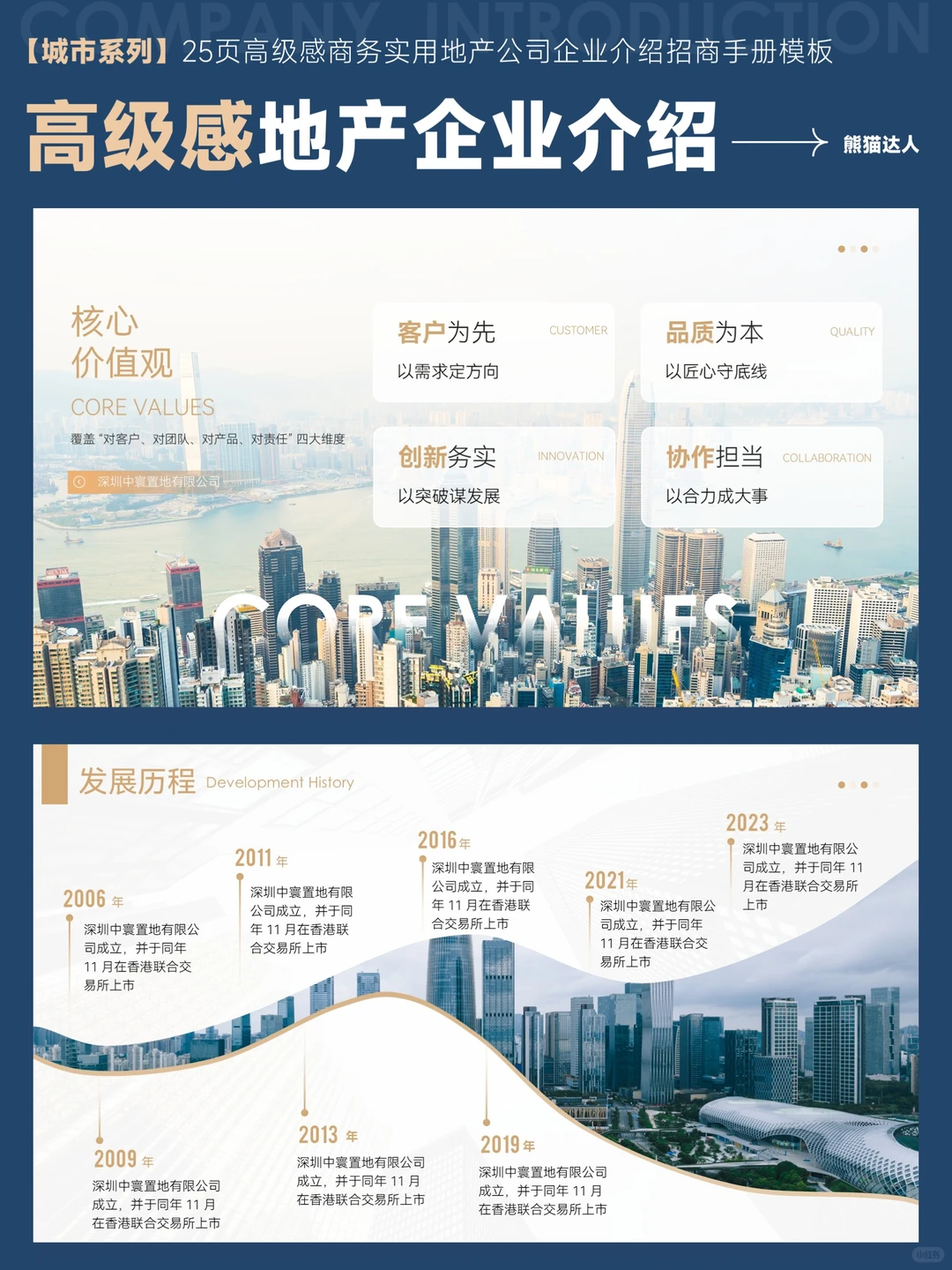 满屏高级感的企业介绍，谁懂啊?