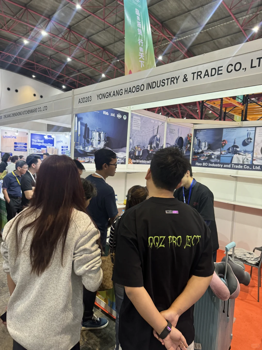 外贸人在印尼参展的第四天