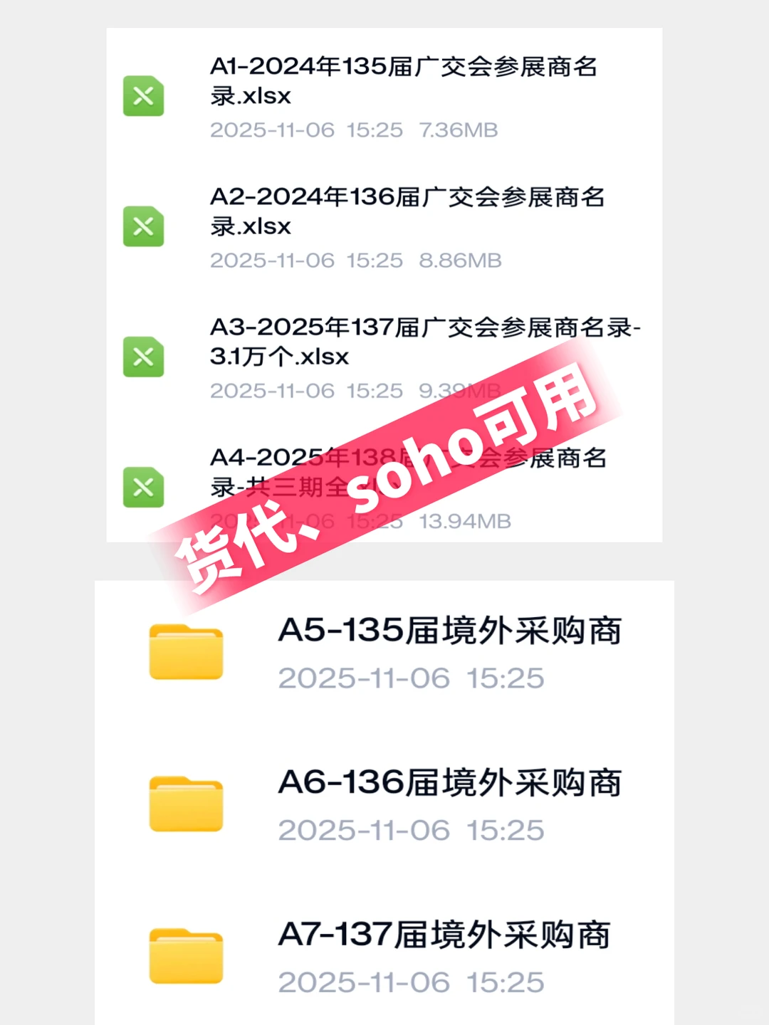 外贸soho、货代开发客户渠道之一广交会名录