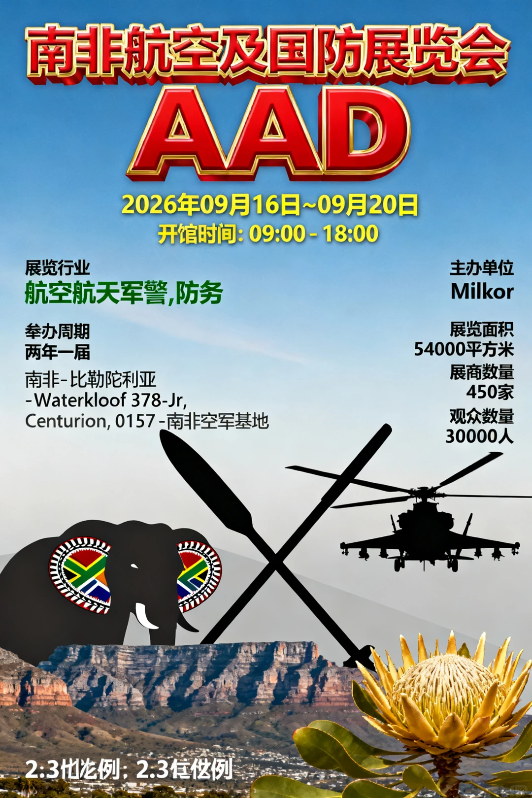 南非航空及国防展览会 AAD
