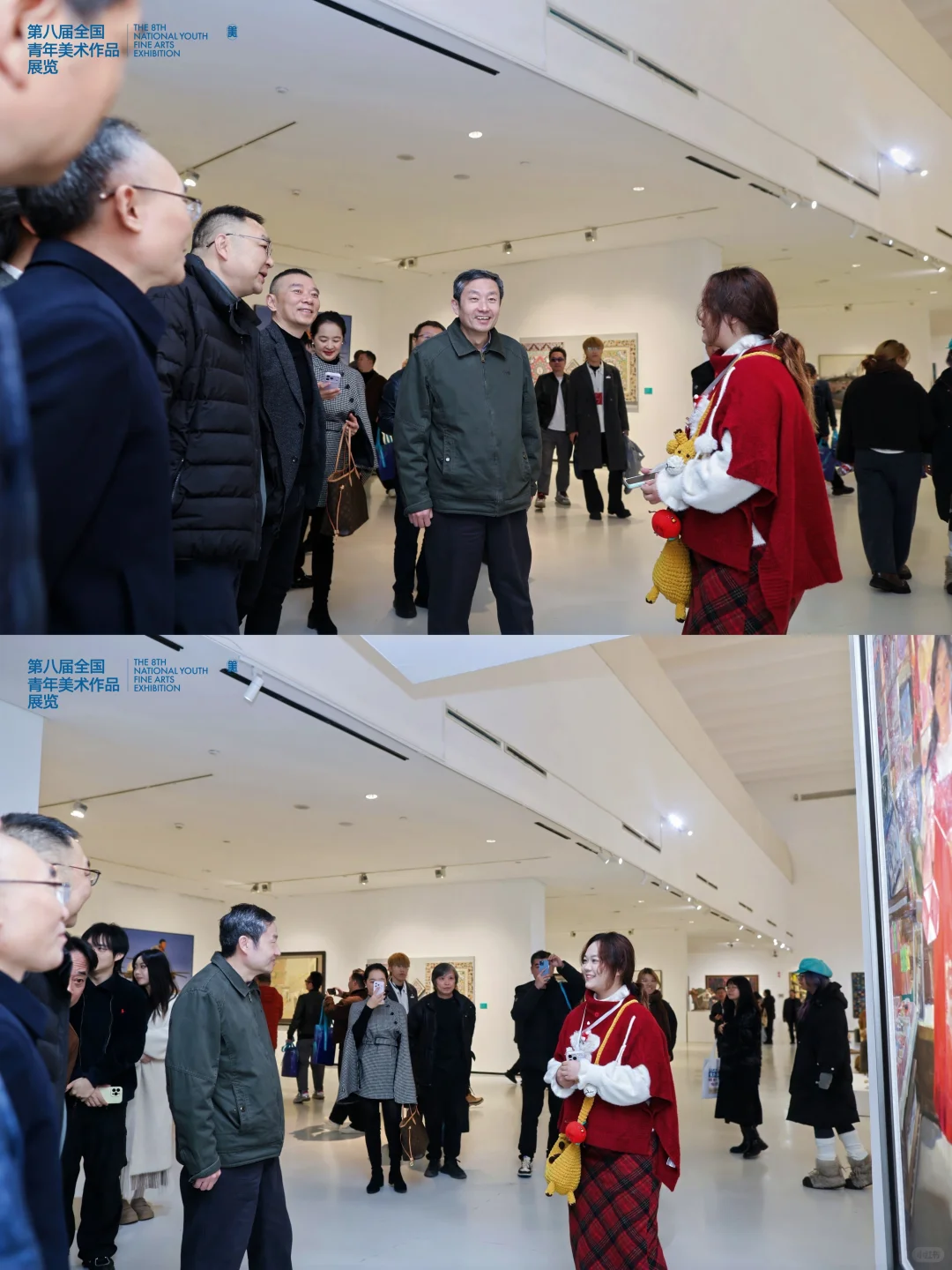 很荣幸我的作品在全国青年美展展出了！?