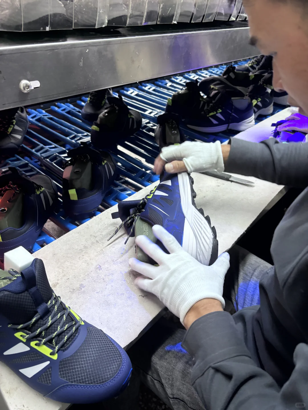 从农村来鞋厂，干了一年半