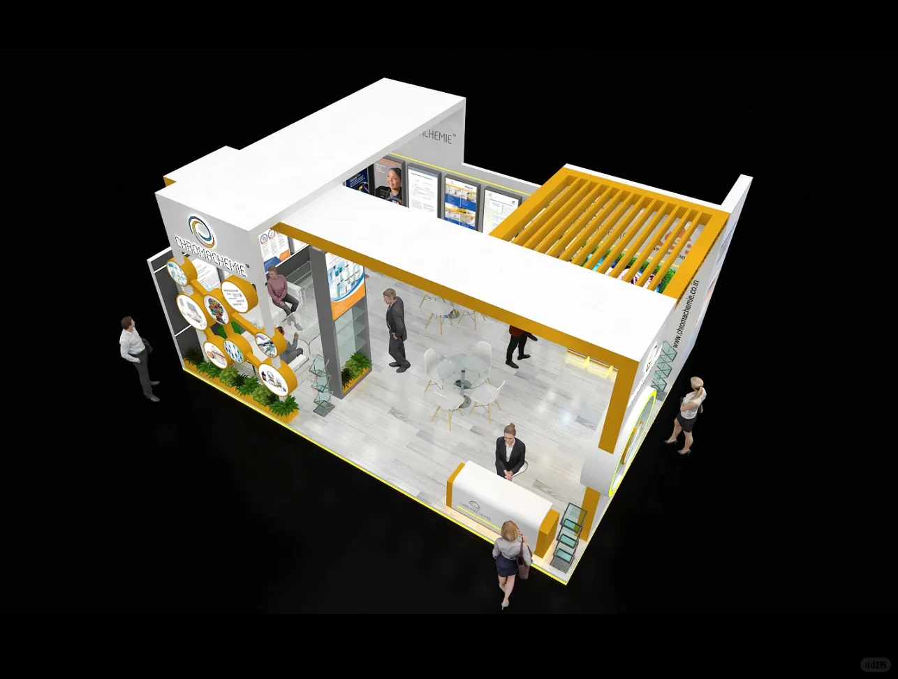 展台设计一定要足够亮眼！⑥‖附落地实景图