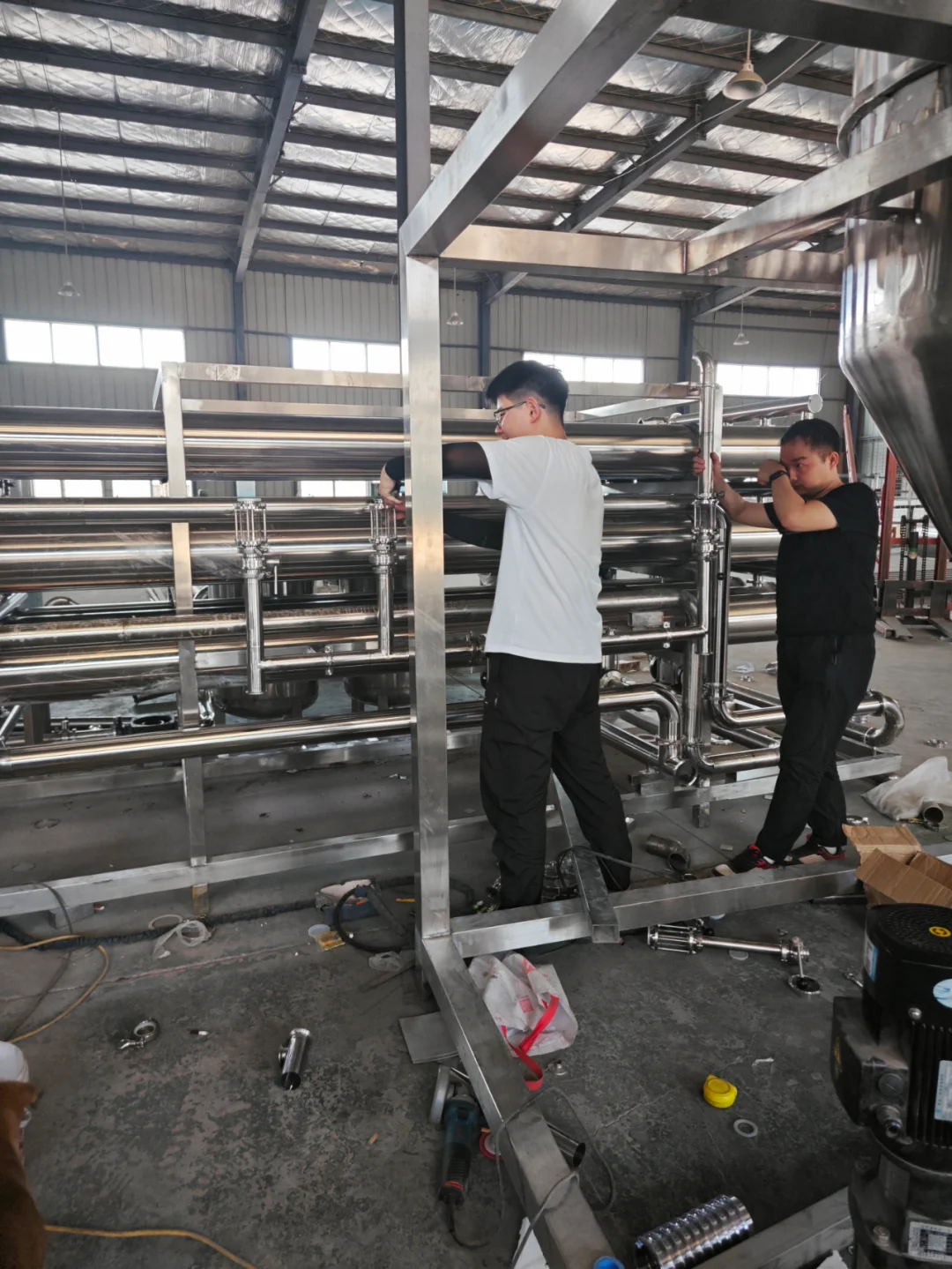 ?走进蛋白肽设备工厂的生产现场?