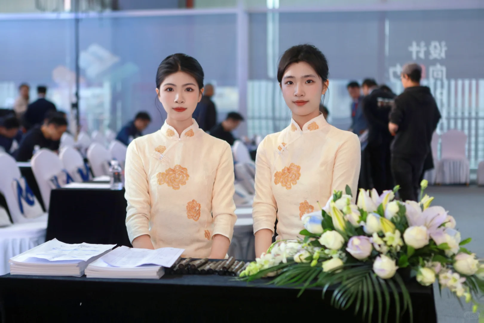 又和小姐妹参加广交会活动～