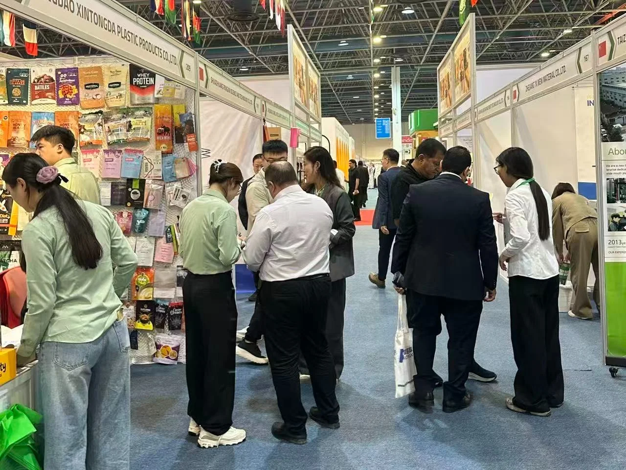 特沙吉达食品包及装印刷展盛况空前