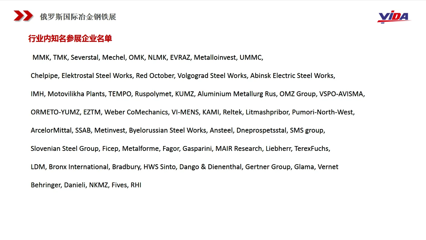 俄罗斯冶金钢铁展METAL-EXPO｜2023.11.7-10