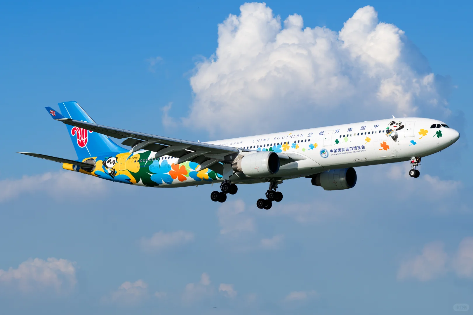 南航进博会彩绘｜B-5940