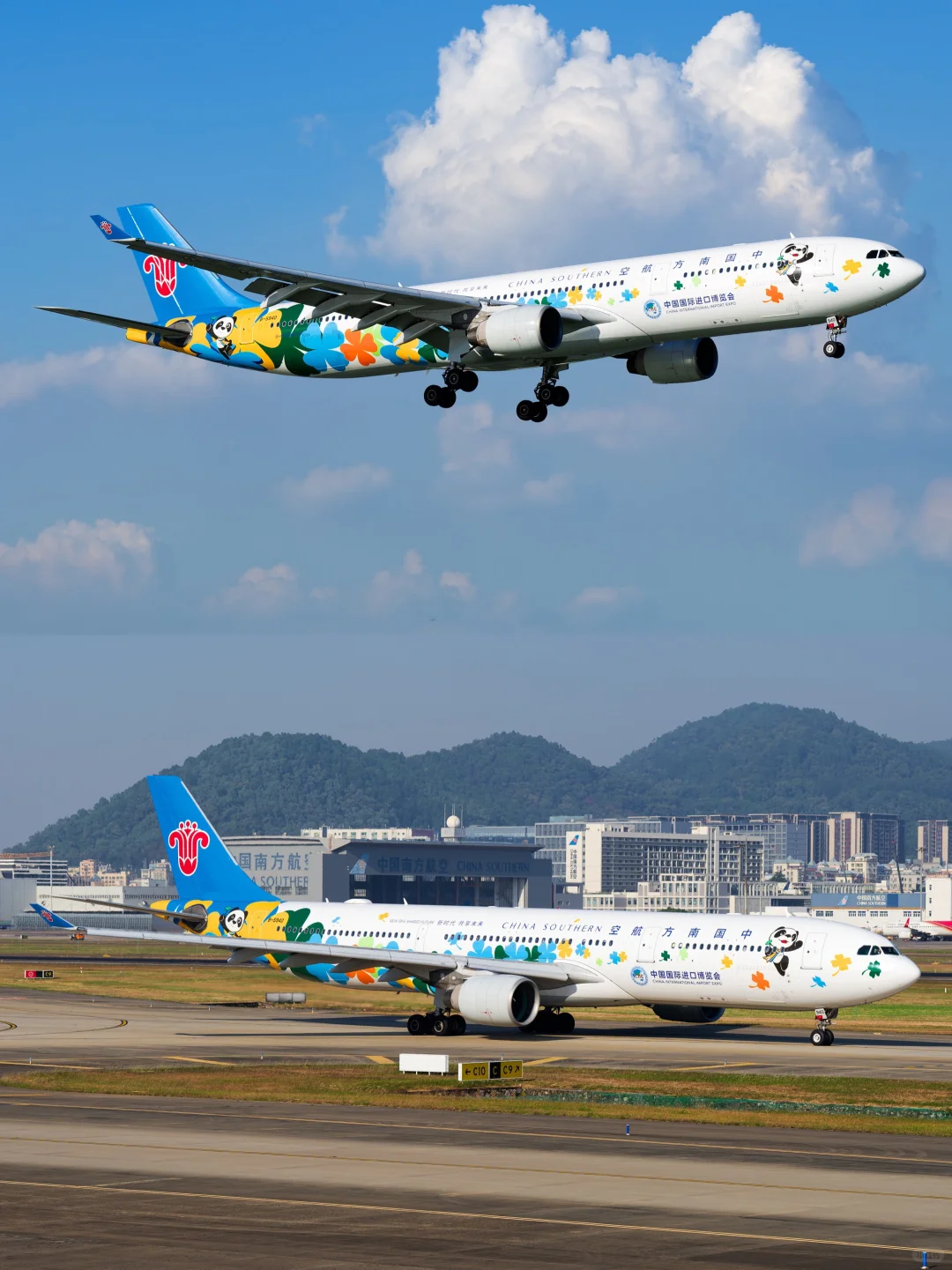 南航进博会彩绘｜B-5940