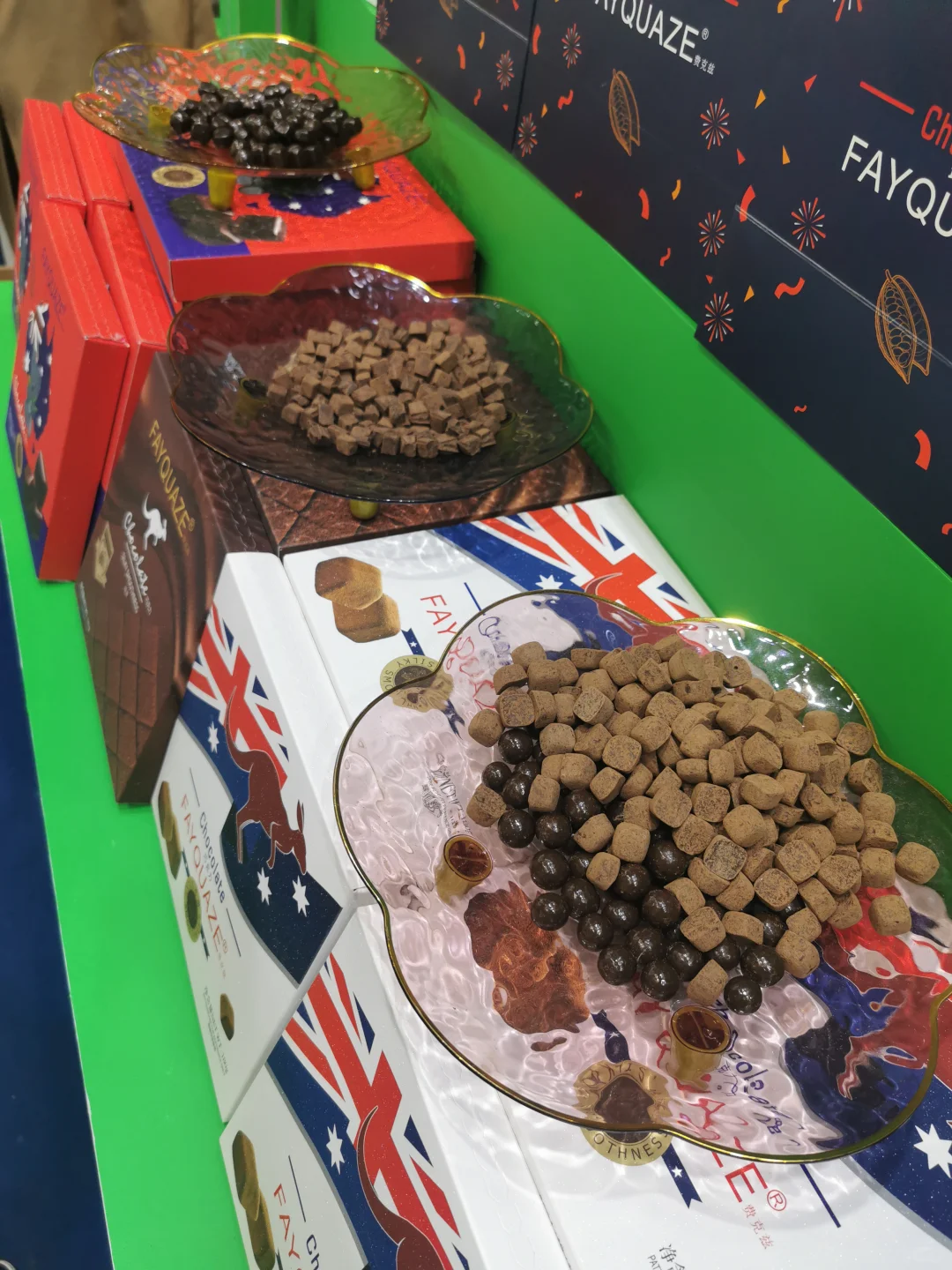 好累啊，进博会走2万步路，巧克力吃到撑