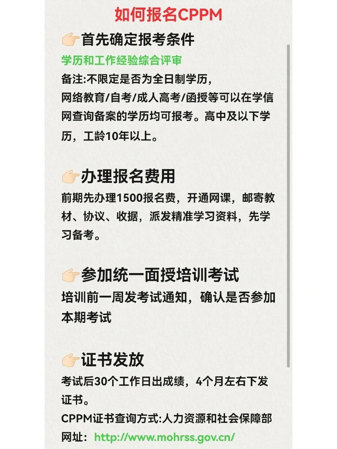 CPPM报考流程