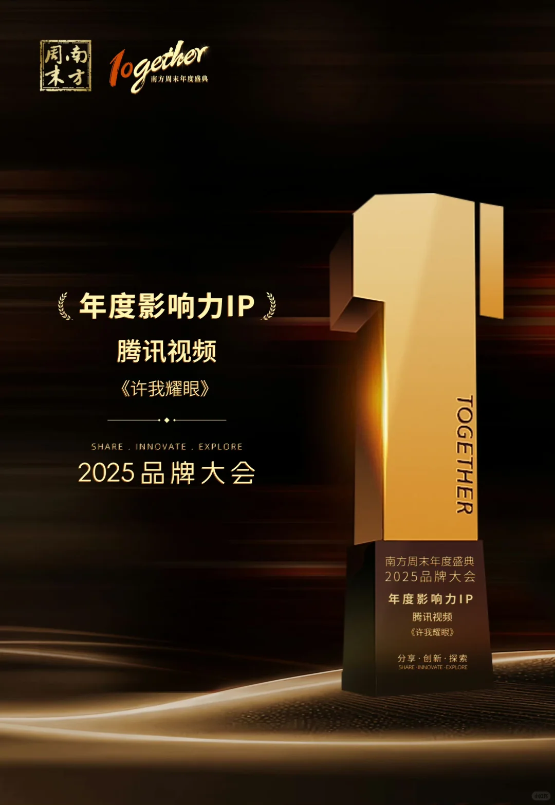 许我耀眼获奖了!!!恭喜!!?