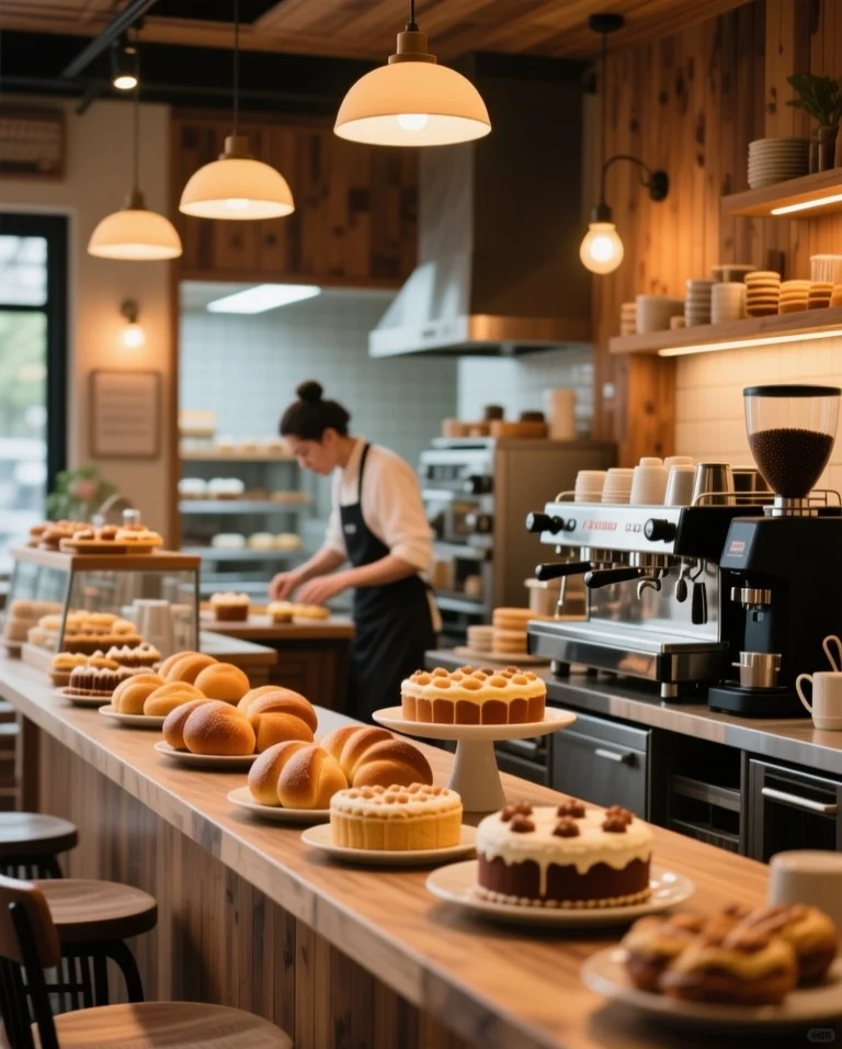 烘焙店设备租赁蛋糕店吧台设计