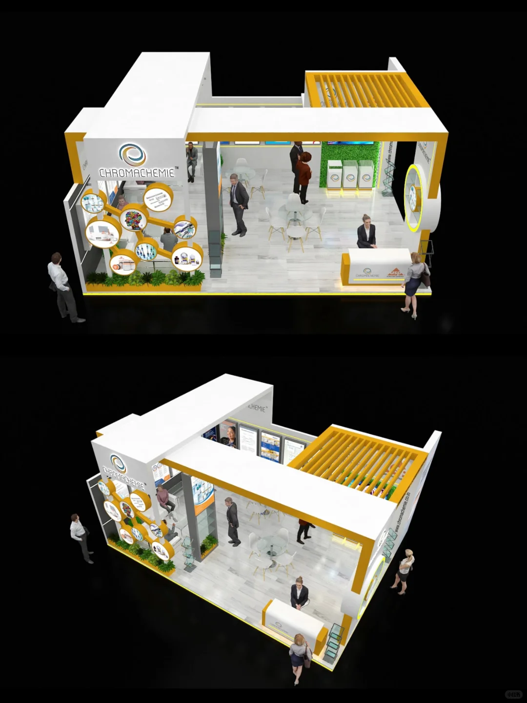 展台设计一定要足够亮眼！⑥‖附落地实景图