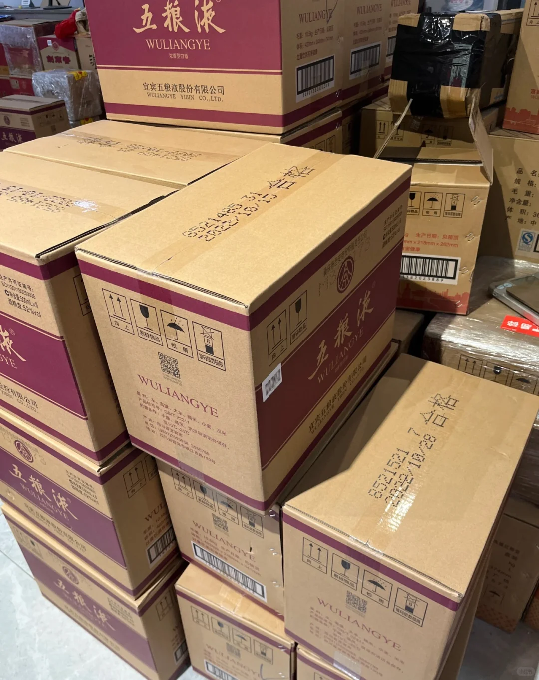 120000买了二十五箱五粮液