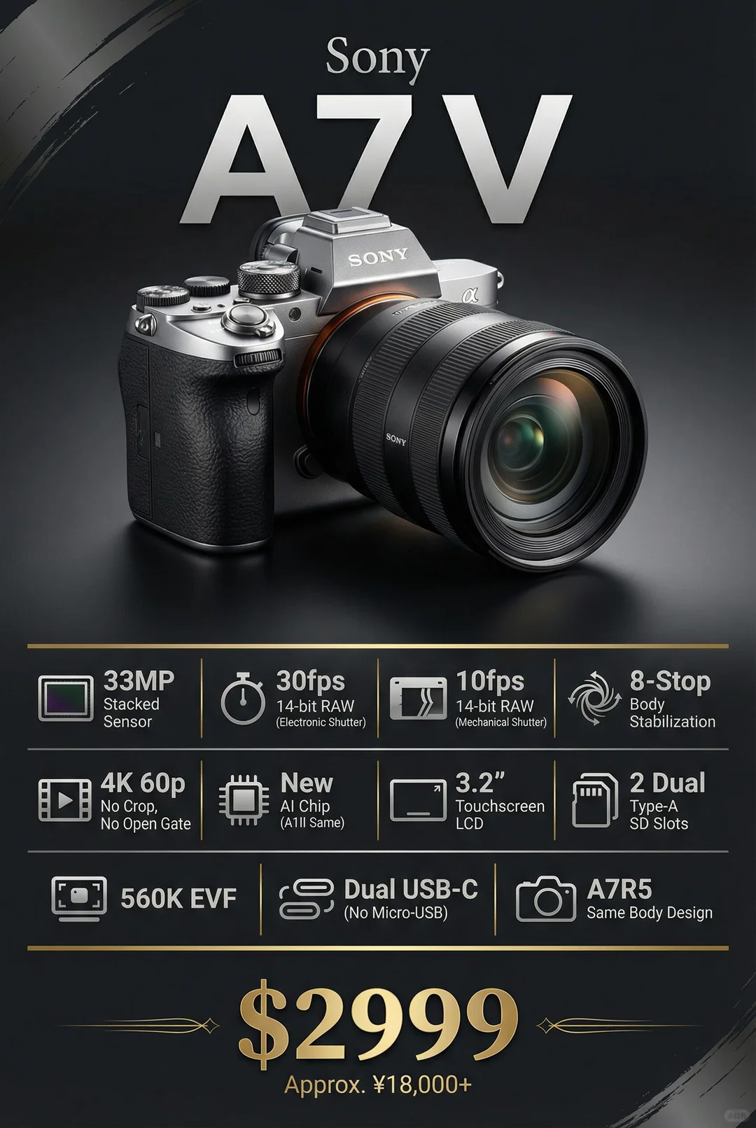 索尼a7m5终于来了！