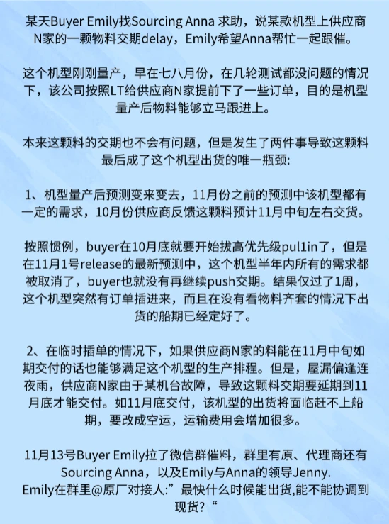 采购工作中如何有效催交期