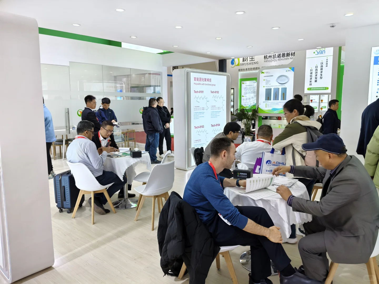 救命！中国国际涂料展泰格展台被挤爆了！！