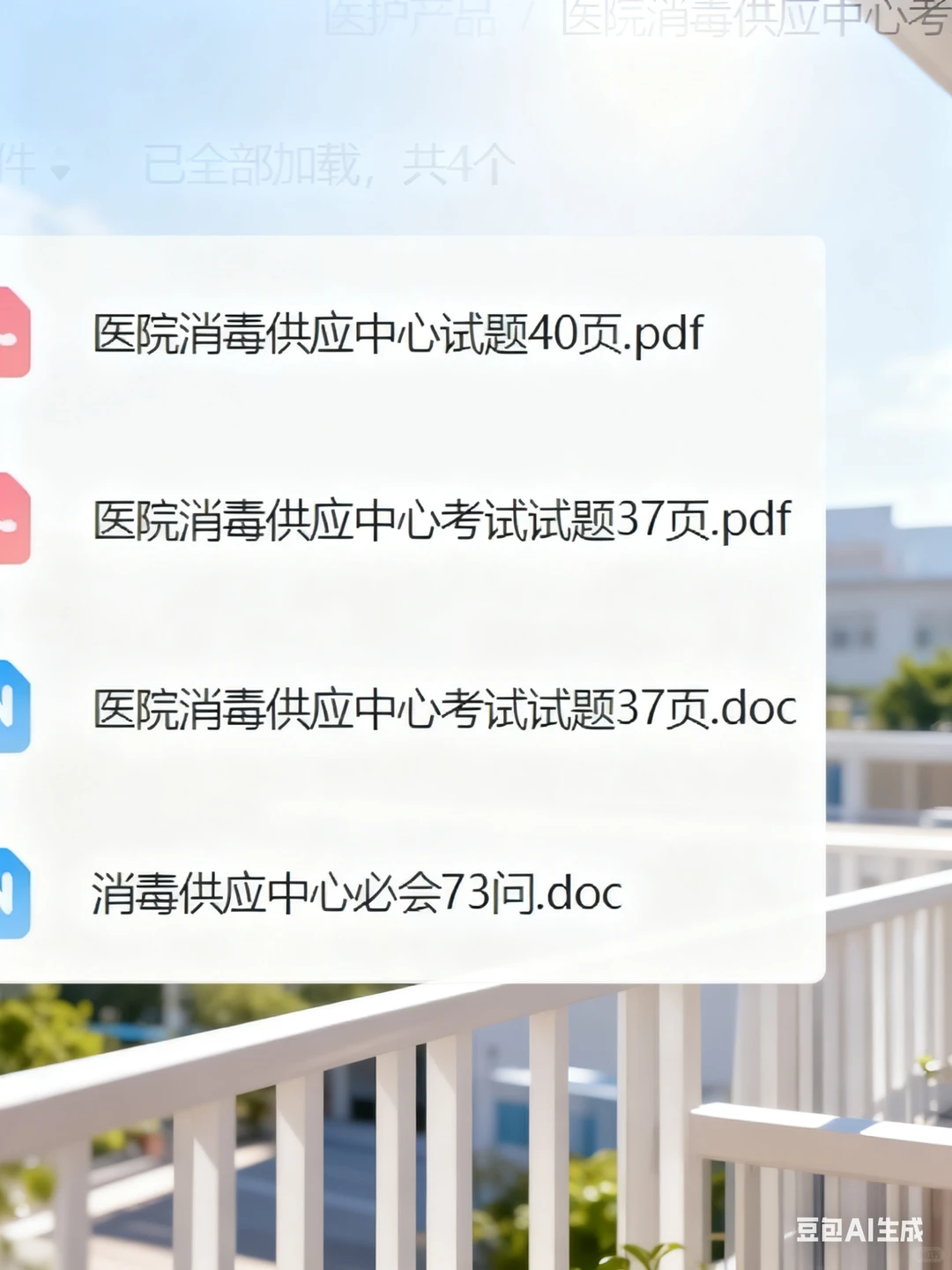 ?消毒供应中心「应试宝典」权威试题必会