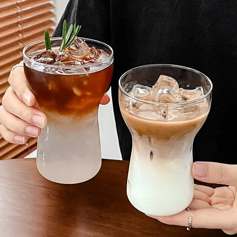 ☕️早餐必备！不规则玻璃杯太有质感了