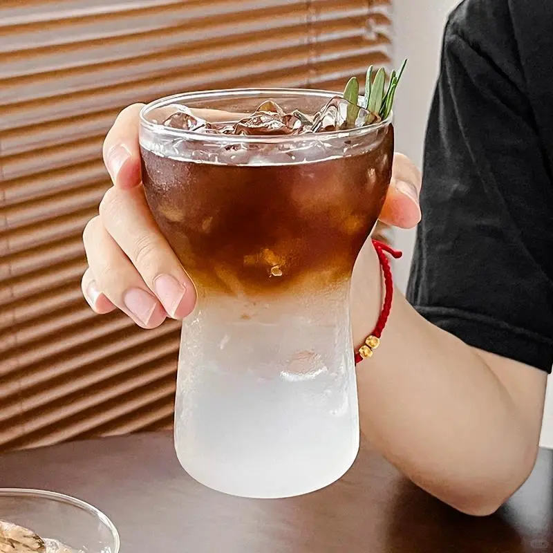 ☕️早餐必备！不规则玻璃杯太有质感了