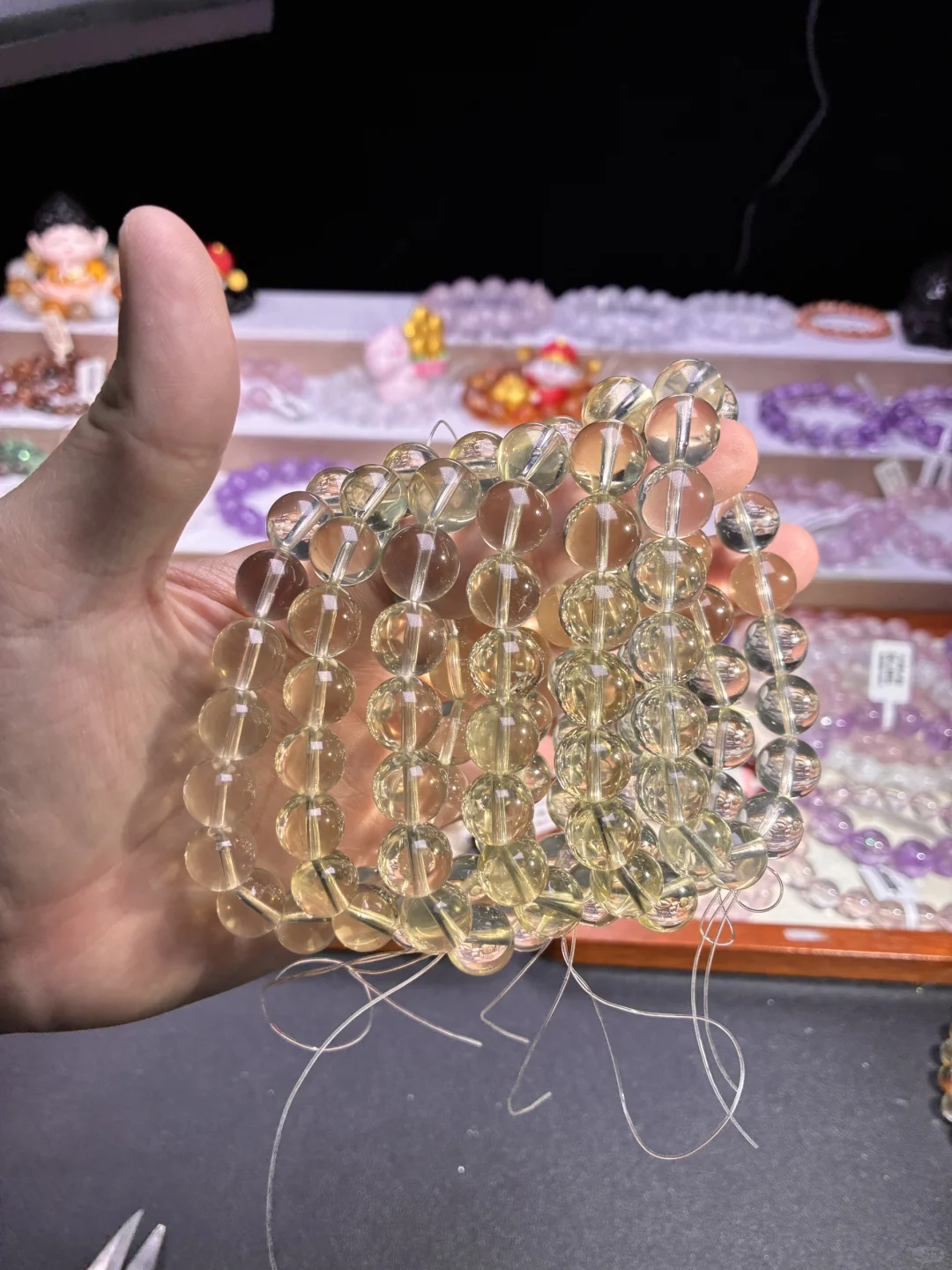 清 玻璃体柠檬晶1.5克价 冲