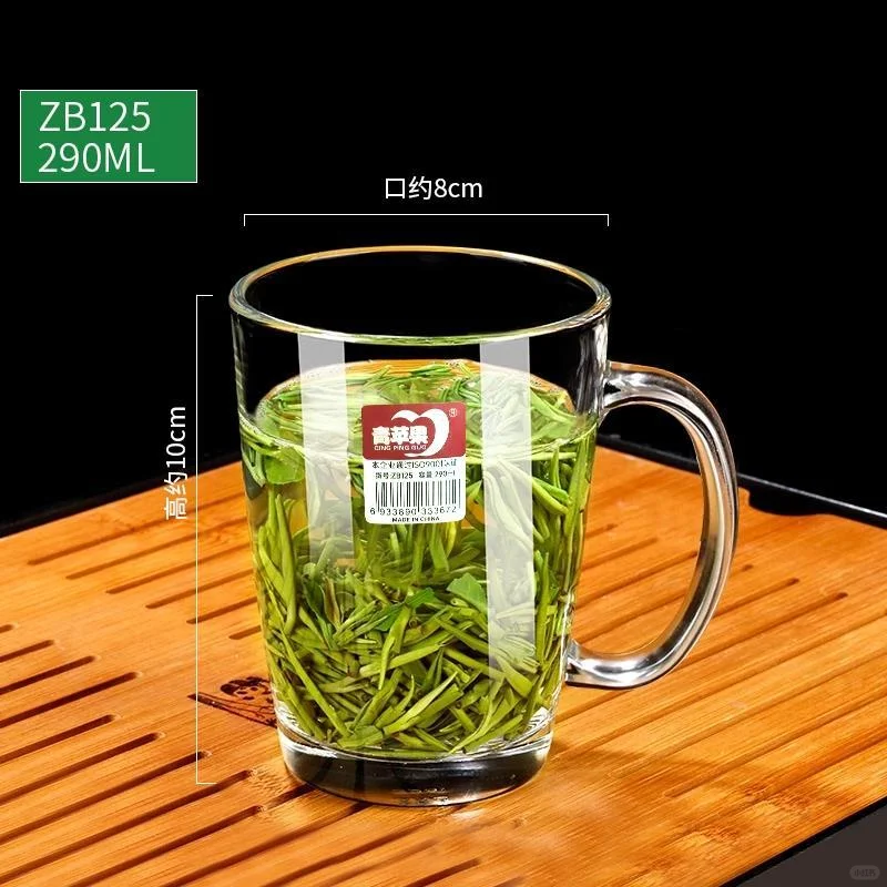 带把手的玻璃杯，喝水更方便