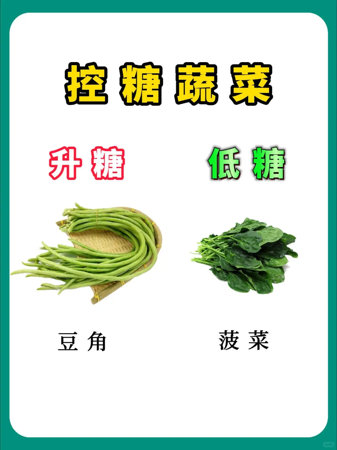 控糖蔬菜！看看你知道几个！
