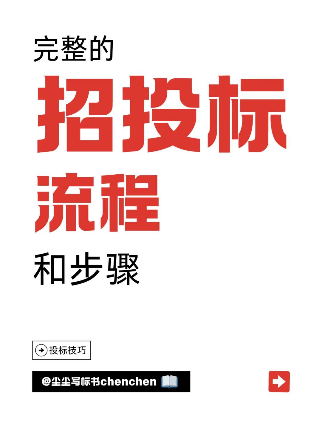 完整的招标投标流程和步骤