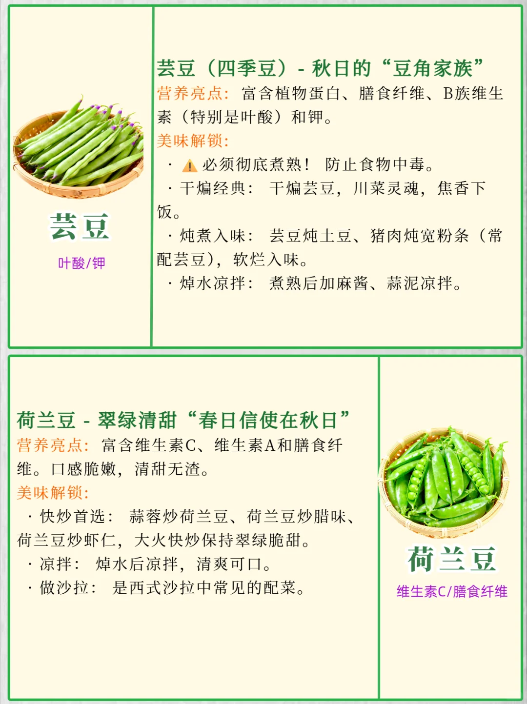 十月应季蔬菜清单? 跟着吃就对了！