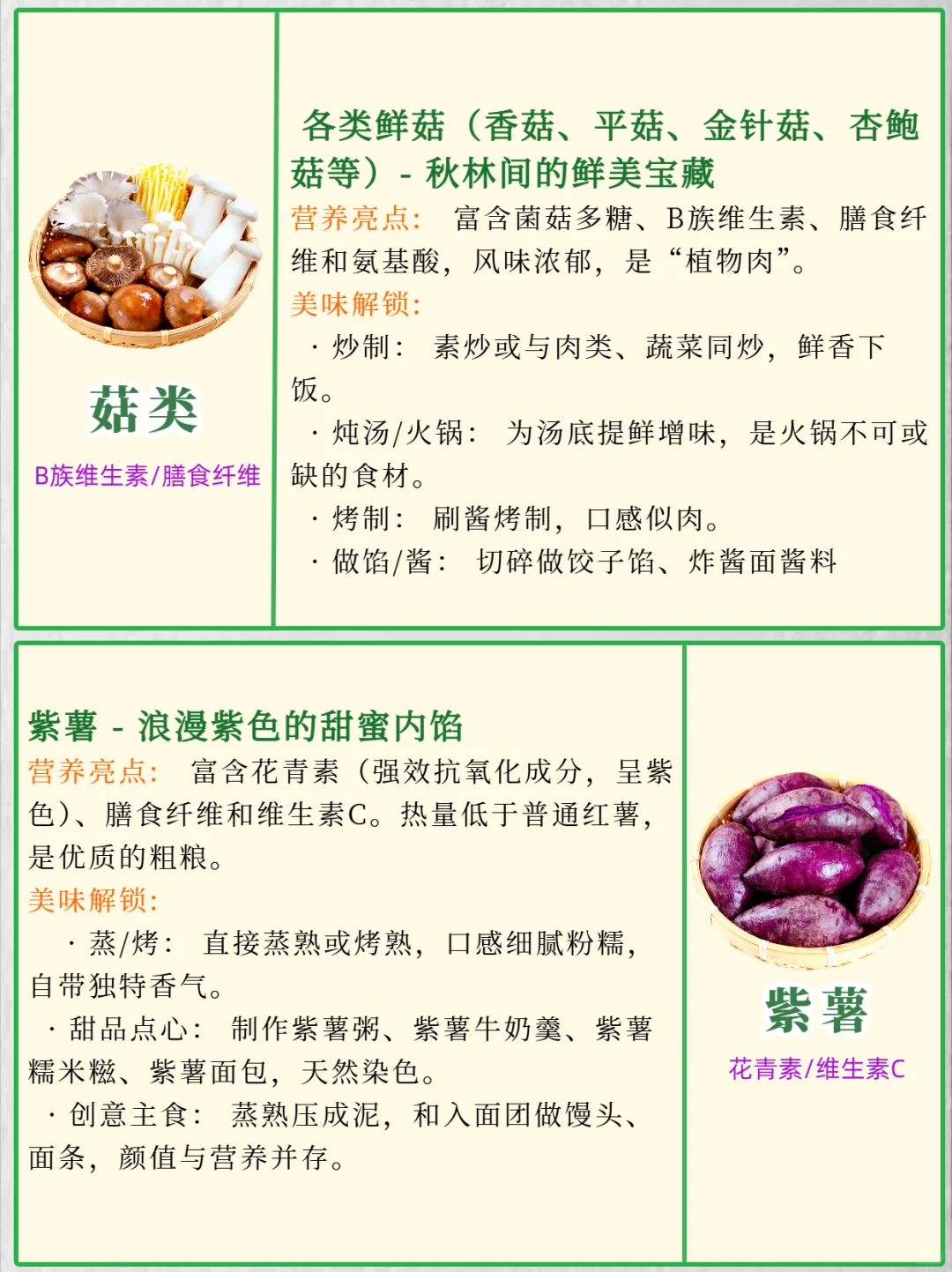 十月应季蔬菜清单? 跟着吃就对了！