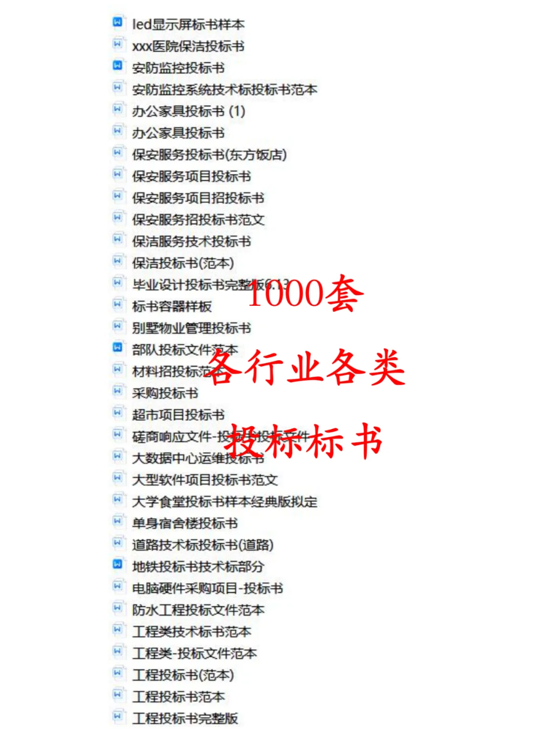 区域评估项目招标文件与投标文件